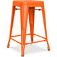 Bar stool - Industrial design - Matte steel - 60cm - New edition - Stylix