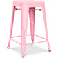 Banco Bar - Design Industrial - Aço Mate - 60cm - Nova Edição - Stylix