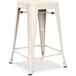Bar stool - Industrial design - Matte steel - 60cm - New edition - Stylix