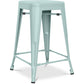 Bar stool - Industrial design - Matte steel - 60cm - New edition - Stylix