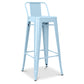 Barhocker mit Rückenlehne - Industriedesign - 76cm - New Edition - Stylix