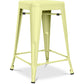 Bar stool - Industrial design - Matte steel - 60cm - New edition - Stylix