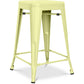 Sgabello da bar - Design industriale - Acciaio opaco - 60cm - Nuova edizione - Stylix