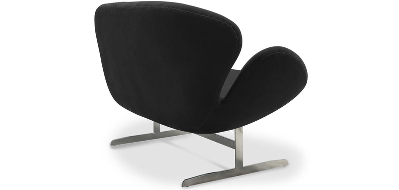 Canapé Courbé 2 Places - Revêtement en Tissu - Svin