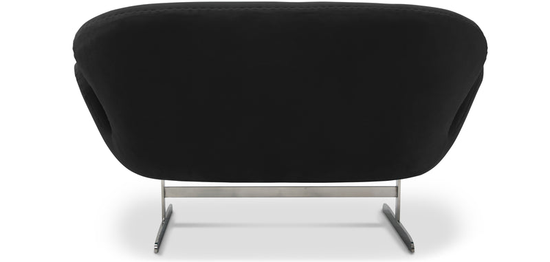 Canapé Courbé 2 Places - Revêtement en Tissu - Svin