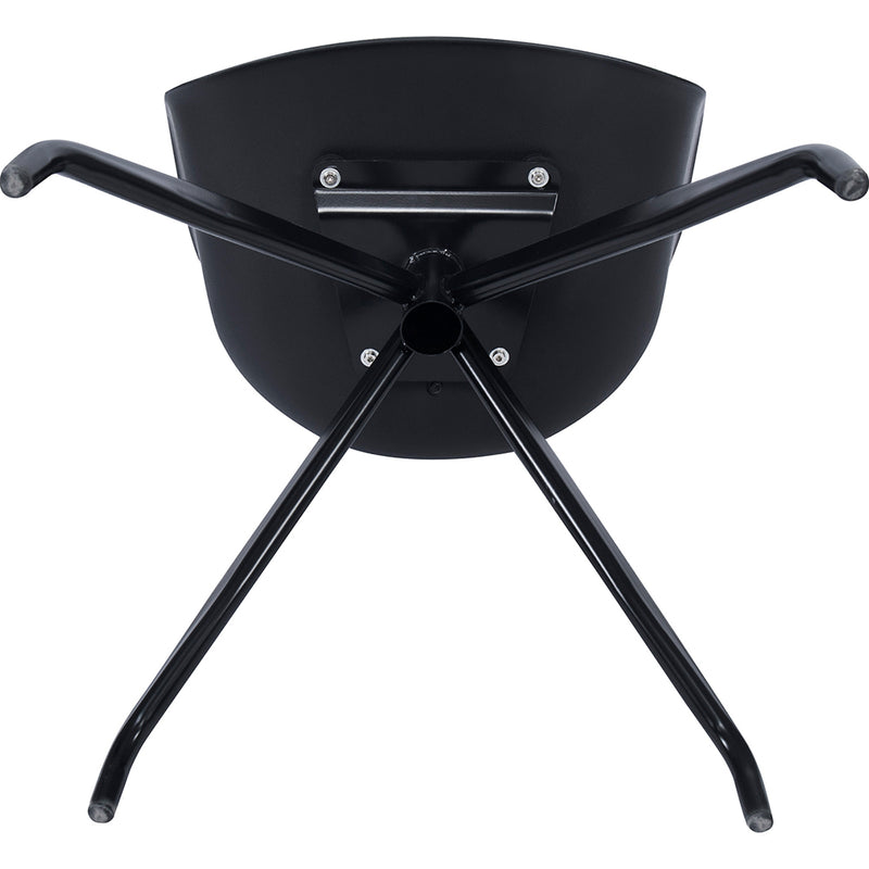 Upholstered Office Chair with Armrests - Black Design Desk Chair - Jodie - Joan