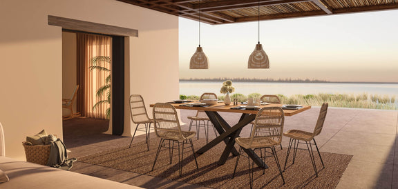 Rattan Dining Chair - Boho Style - Many - gallery 11