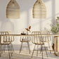 Rattan dining chair - Boho style - Mia
