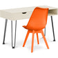 Ensemble de Bureau en Bois - Design Scandinave - Andor + Chaise de Salle à Manger - Design Scandinave - Denisse