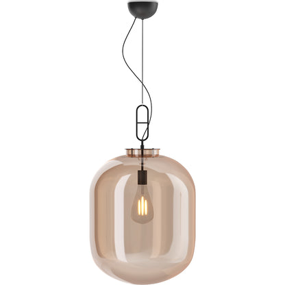 Lampe de plafond en cristal - Lampe suspendue design moyenne - Grau