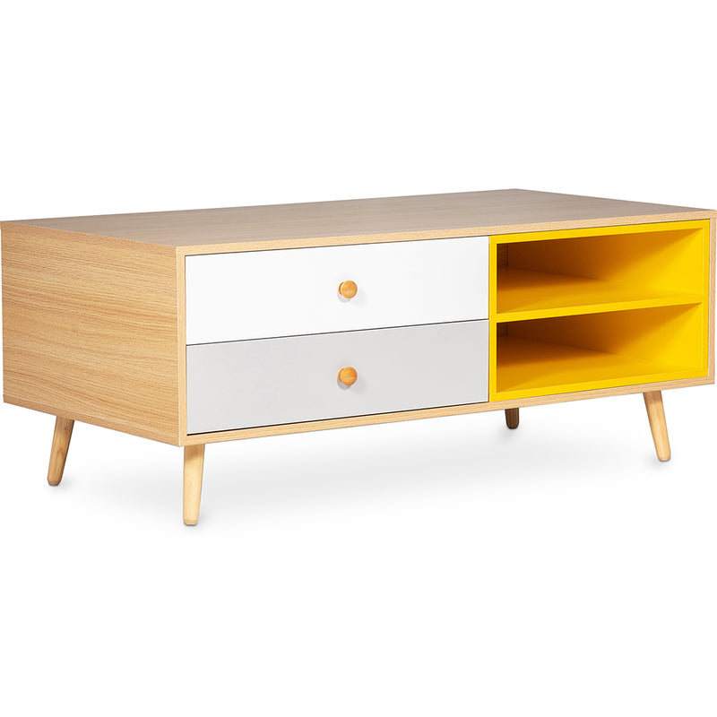 Meuble TV en Bois - Design Scandinave - Lenark