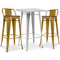 Pack Tabouret de Table & 2 Tabourets de Bar Design Industriel - Nouvelle Edition -Bistrot Stylix