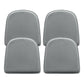 Set x4 Magnetisch Stoelkussen - Kunstleer - Stylix
