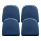 Set x4 Magnetisch Stoelkussen - Kunstleer - Stylix