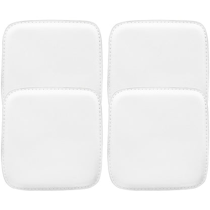 Pack of 4 Magnetic Cushions for Stool - Faux Leather - Stylix