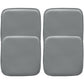 Lot de 4 coussins magnétiques pour taboure assise carrée- simili-cuir - Stylix