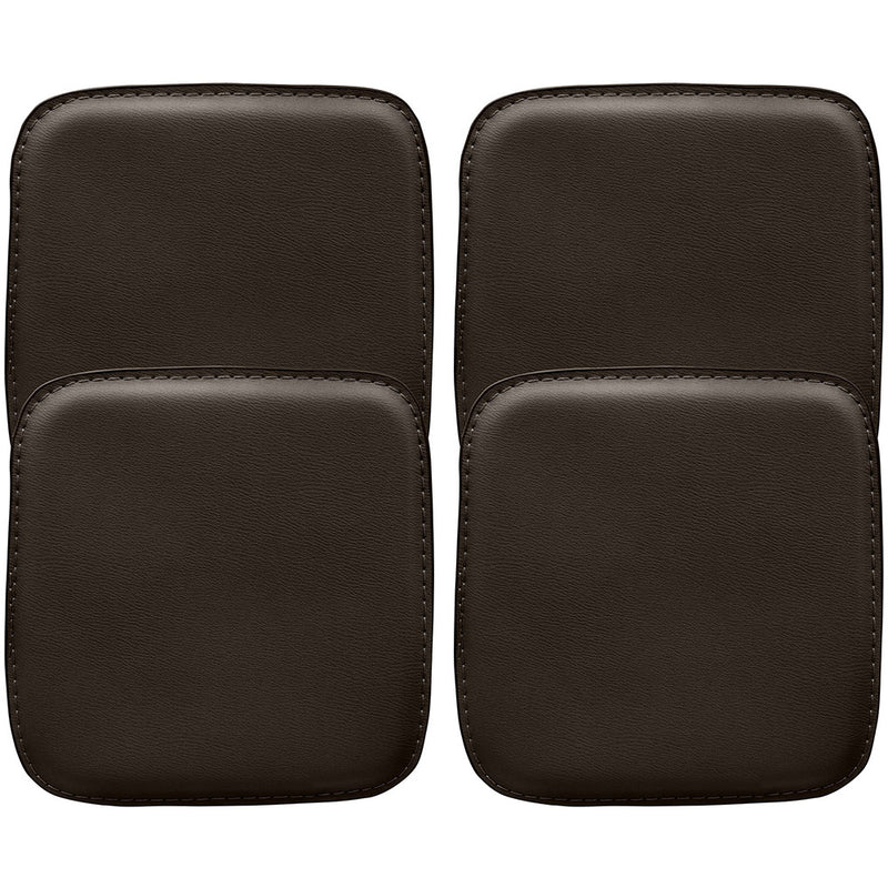 Lot de 4 coussins magnétiques pour taboure assise carrée- simili-cuir - Stylix