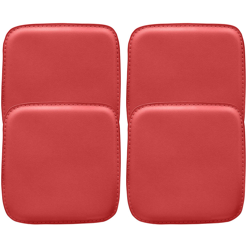 Lot de 4 coussins magnétiques pour tabouret - simili-cuir - Stylix