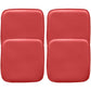 Lot de 4 coussins magnétiques pour chaise à siège carré – Similicuir – Stylix