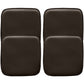 Lot de 4 coussins magnétiques pour chaise à siège carré – Similicuir – Stylix