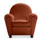 Fauteuil avec Accoudoirs - Revêtu de Similicuir - Club