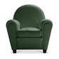 Fauteuil avec Accoudoirs - Revêtu de Similicuir - Club