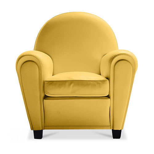 Fauteuil avec Accoudoirs - Revêtu de Similicuir - Club