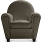 Fauteuil avec Accoudoirs - Revêtu de Similicuir - Club