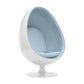 Fauteuil design en forme d'œuf - Revêtement en similicuir - Eny