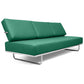 Sofa Bed Upholstered in Faux Leather - 3 Seats - Kart