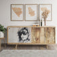 Buffet en Bois - Stile Vintage - Dessin Femme - Lucil