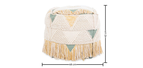 Boho Bali Style Pouffe Seat - Jacqueline - gallery 8