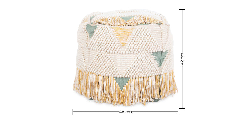 Boho Bali Style Pouffe Seat - Jacqueline - gallery 8