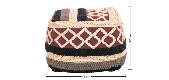 Boho Bali Style Pouffe Seat - Lonbay - gallery 9