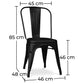Dining Table Set - Industrial Design 150cm + Set of 6 Dining Chairs - Industrial Design - Hairpin Stylix