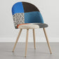 Dining Chair - Upholstered in Patchwork - Scandinavian Style - Evelyne