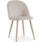 Dining Chair - Velvet Upholstered - Scandinavian Style - Evelyne