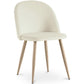 Dining Chair - Velvet Upholstered - Scandinavian Style - Evelyne