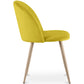 Dining Chair - Velvet Upholstered - Scandinavian Style - Evelyne