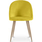 Dining Chair - Velvet Upholstered - Scandinavian Style - Evelyne