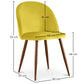 Dining Chair - Upholstered in Velvet - Scandinavian Design - Evelyne