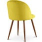 Dining Chair - Upholstered in Velvet - Scandinavian Design - Evelyne