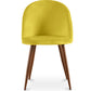Dining chair - Upholstered in velvet - Scandinavian design - Evelyne