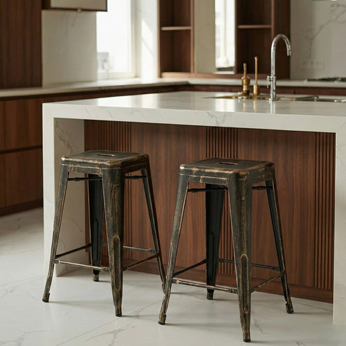 Bar Stool - Industrial Design - 60cm - New Edition - Stylix - gallery 2