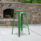 Bar stool - Industrial design - Wood and steel - 76 cm - New Edition - Stylix