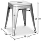 Industrial Design Stool - 45cm - New Edition - Stylix - gallery 8