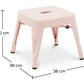 Taboret dla dziecka Stylix Industrialny design z metalu - Nowa edycja