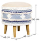 Tabouret Pouf Rond - Style Boho Bali - Josephine