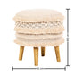 Tabouret Pouf Rond - Style Boho Bali - Jenny