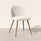 Dining Chair - Upholstered in Bouclé Fabric - Scandinavian - Evelyne